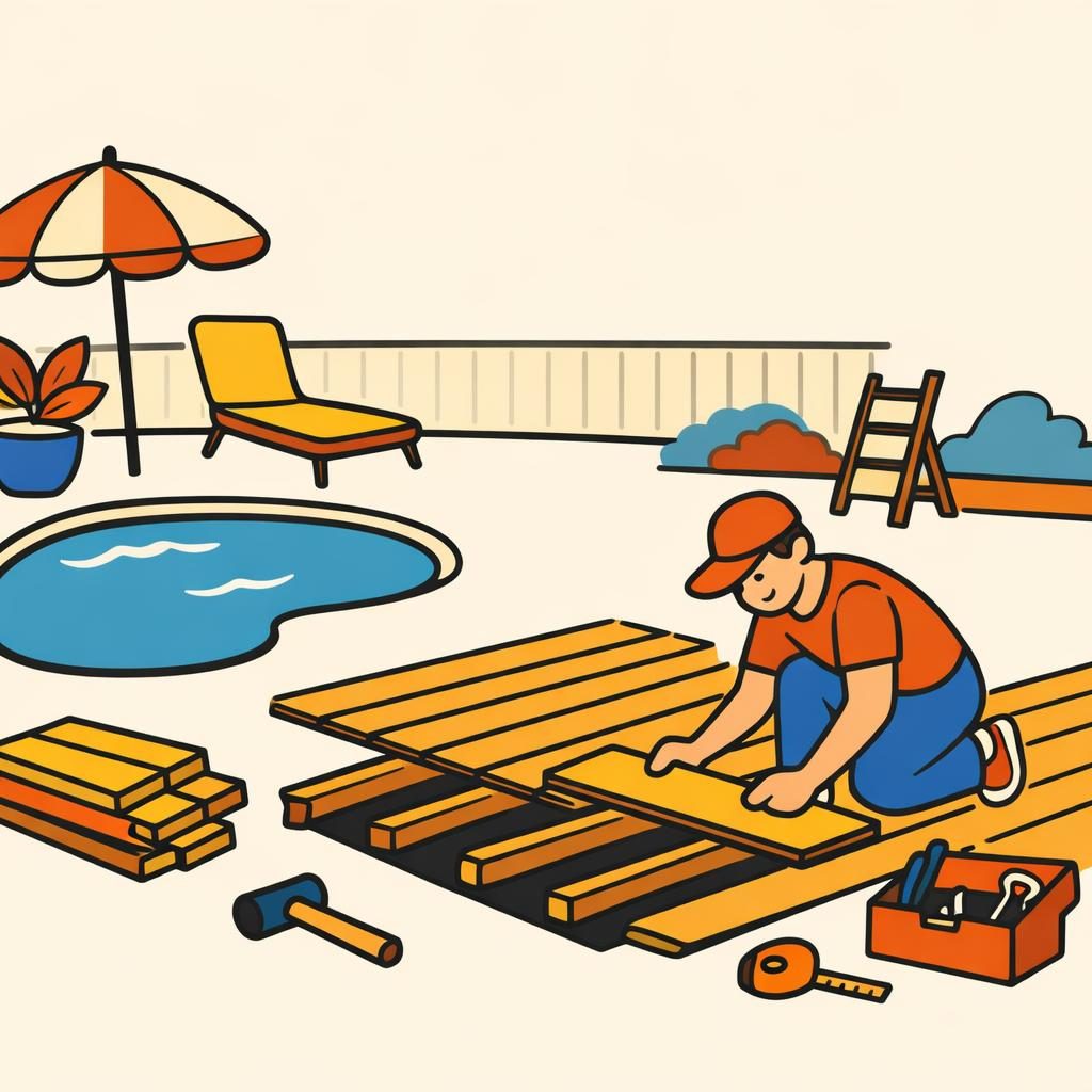 Pool Deck Installation